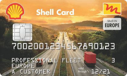 Shell kártya